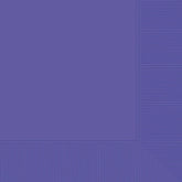 New Purple 2-ply Beverage Napkins, 40ct